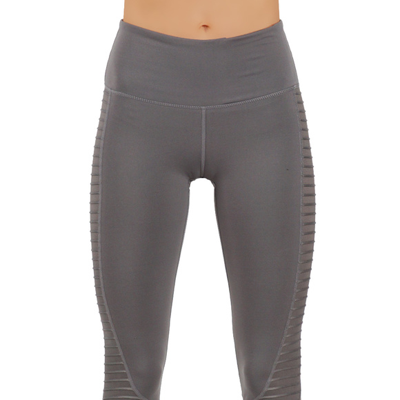 Dry-Fit Cut Out Mesh Panels Workout Leggings 647 - Picture 4 of 5